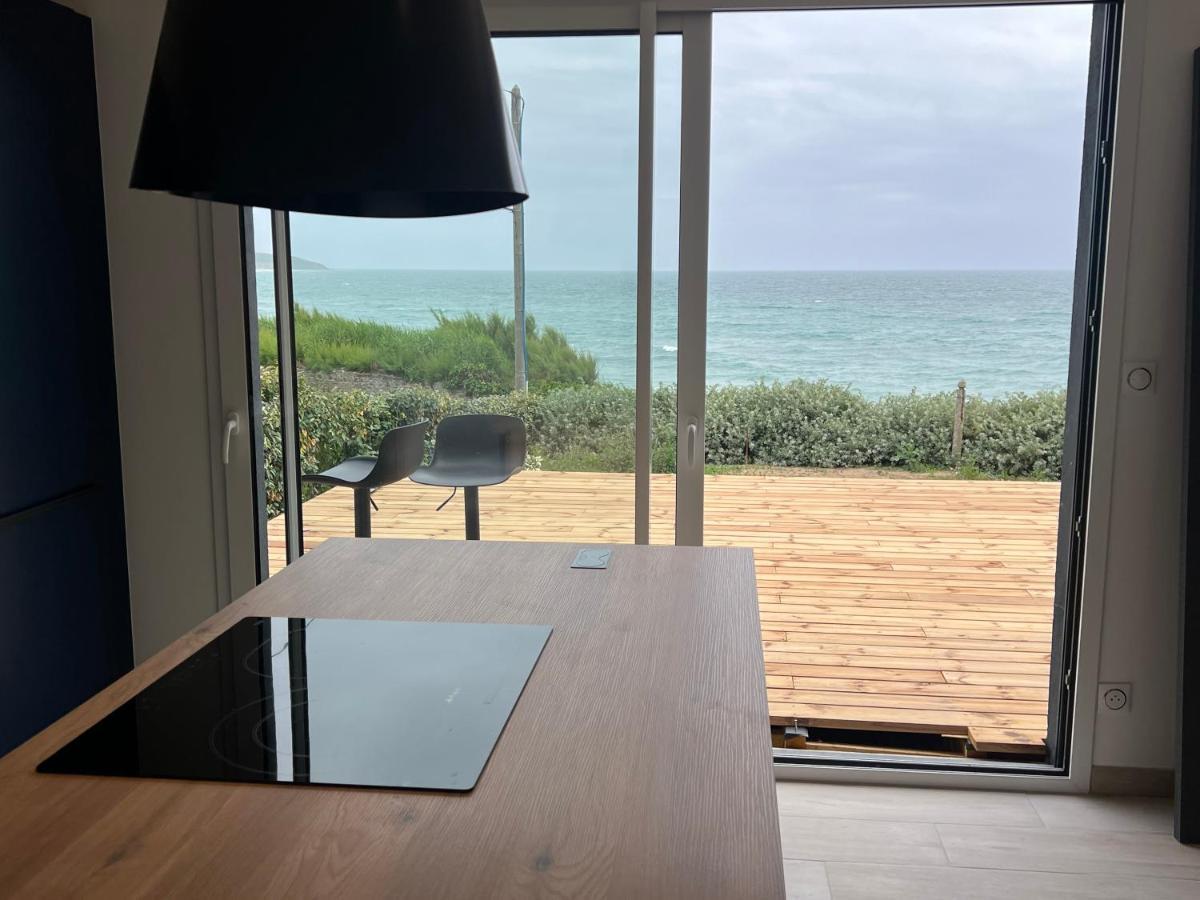Le Bruit Des Vagues Villa Les Pieux Dış mekan fotoğraf